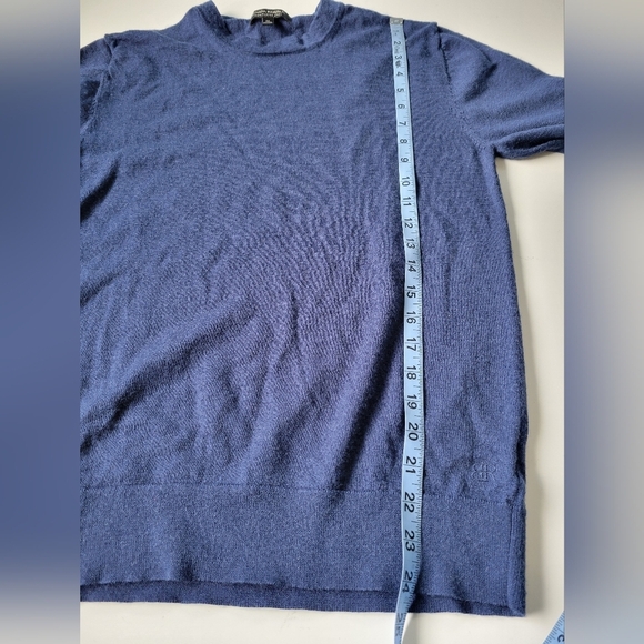 Bananana Republic Men's Merino Wool Blue Sweater M - Picture 7 of 9